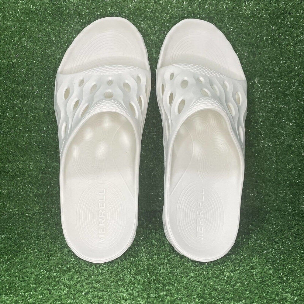 Merrell Hydro Slide Women’s White Sandal - Men’s Shoes Size 8.5 Women’s 10 - Picture 7 of 11